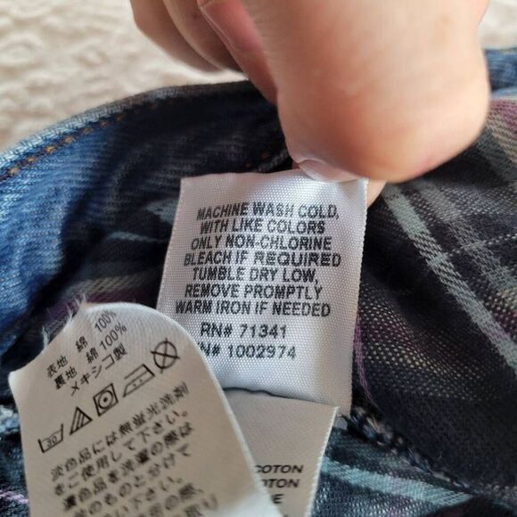 L.L. Bean Women’s Flannel Lined Jeans Size 10 Regular Original Fit Relaxed 100% - Picture 8 of 8
